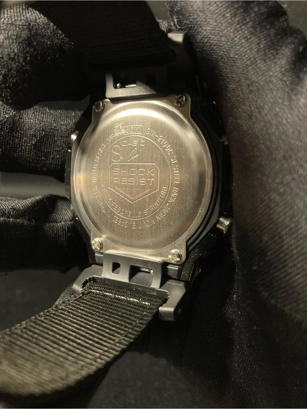 Pink and Black G Shock Gm2100